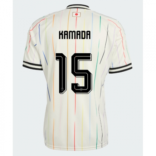 Billige Fotballdrakt Japan Daichi Kamada #15 Replika Bortedrakt VM 2026 Kortermet Billige Fotballdrakt Japan Daichi Kamada #15 Replika Bortedrakt VM 2026 Kortermet